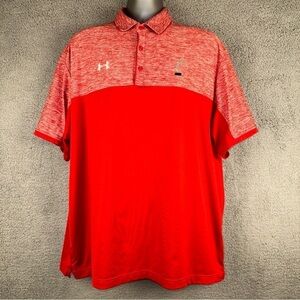 Under‎ Armour Shirt Men's XL Red Cincinnati Bearcats Loose HeatGear Polo